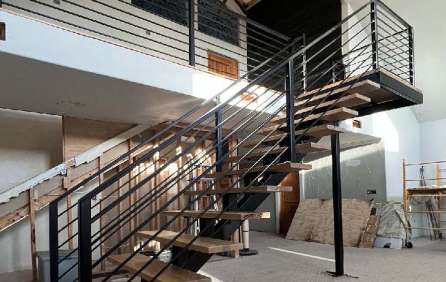 floating stair case